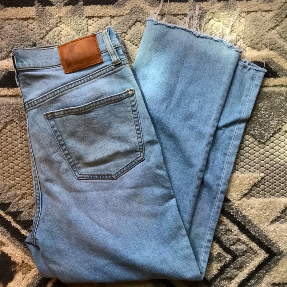 J.Crew 9" demi-boot crop jean size 29